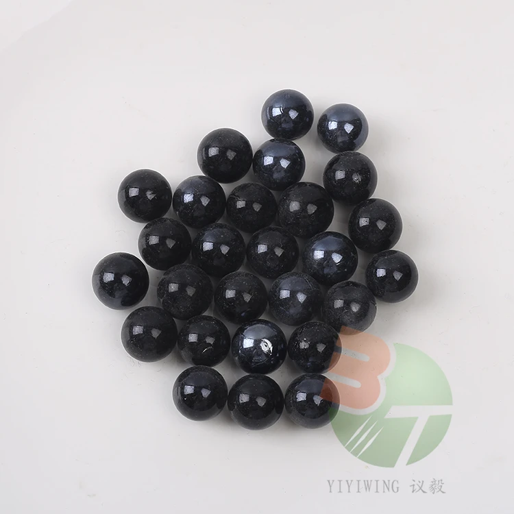 200pcs 12mm black ceramics colour solid clear glass balls   1.2cm white ceramic small industrial glass marble  balls  yiwu toys