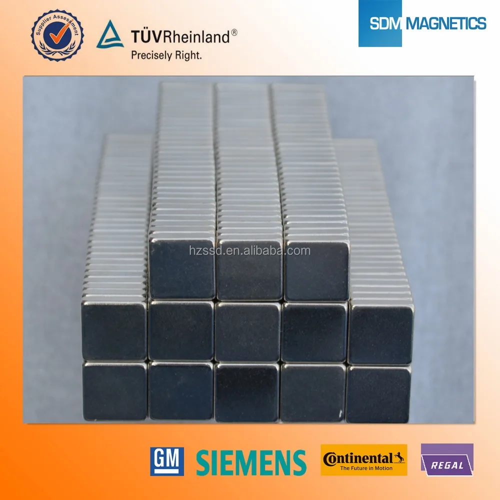 12-летним опытом супер сильный 50x20x10 мм неодимовый магнит
