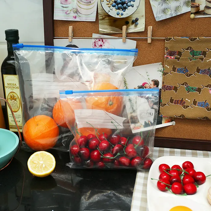 ziplock blue standard slider bags