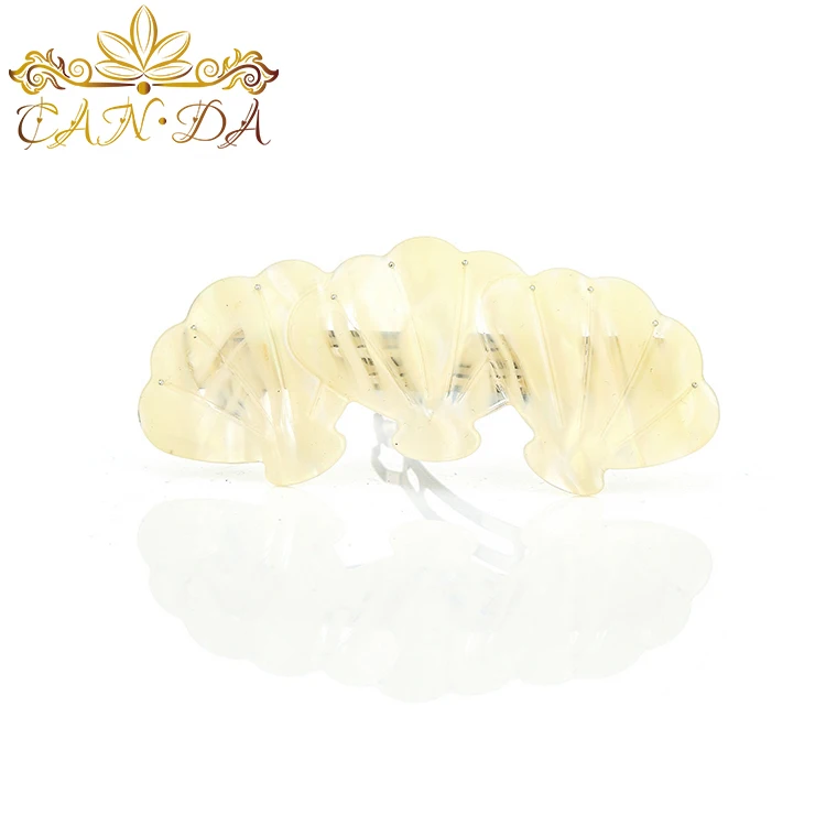 CANYUAN Fashion unique translucent triple shell acrylic Korea barrette women hair accessories colorful hair accessories