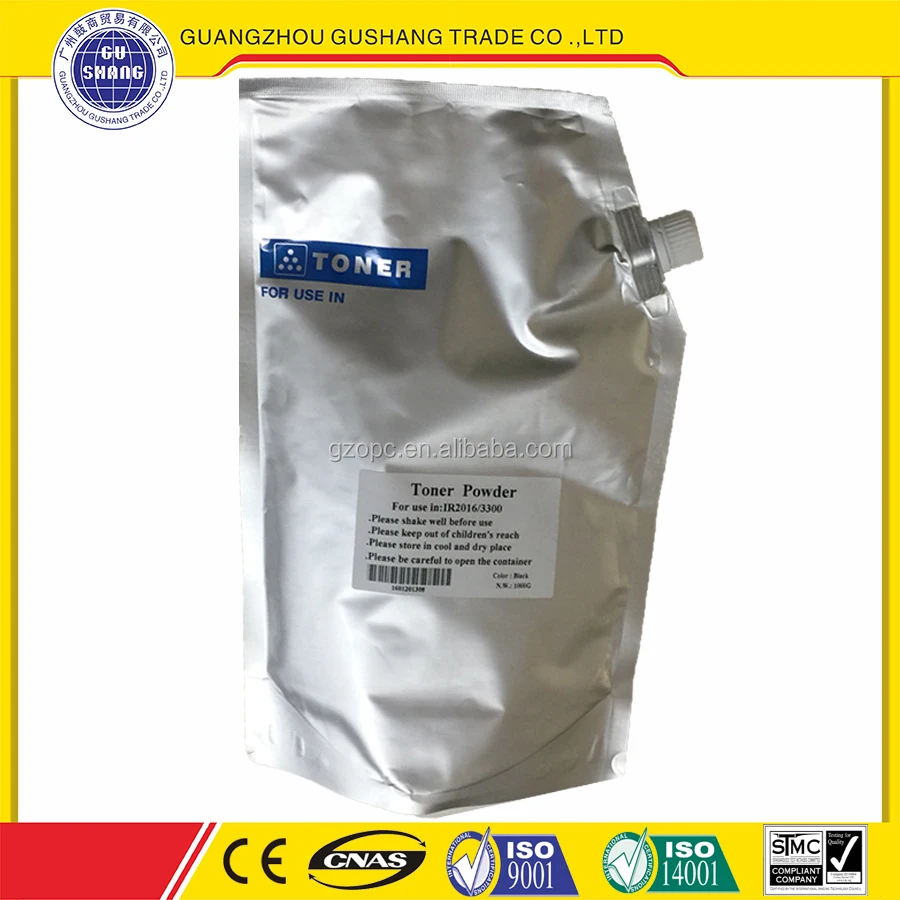 black refill toner powder for Canon ir 3300 2200 2800