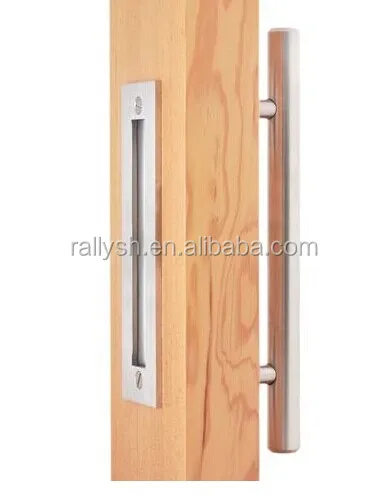 
stainless steel 304 door handle for glass/wood door 