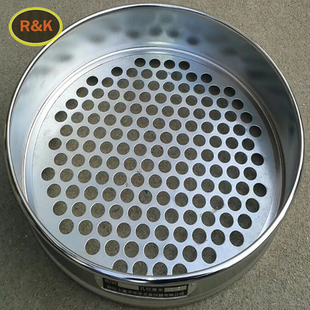 Stainless Steel Drum Sieve Mesh Test Lab Seive