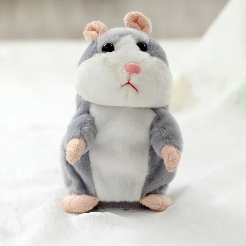 
ready to ship 15cm Plush Talking Hamster stuffed Mouse Toy 