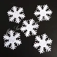 Vánoční bílá vločka jako dekorace, 2.5 cm