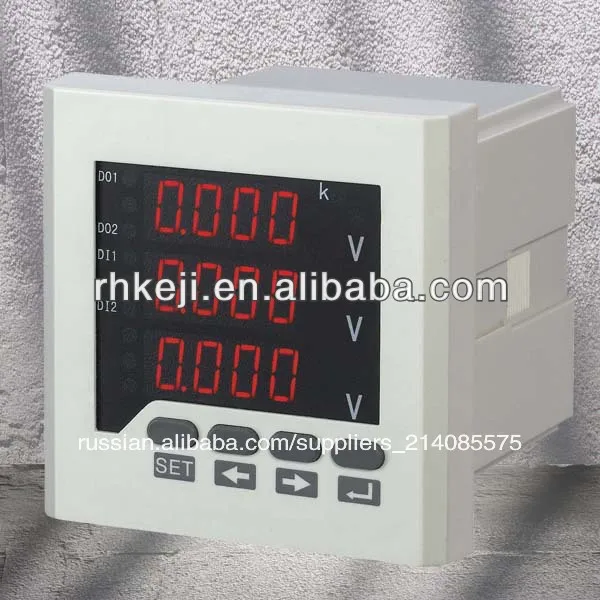 вольтметр амперметр, цифровой жк-вольтметр усилителя мощности электроэнергии счетчик напряжения дисплей