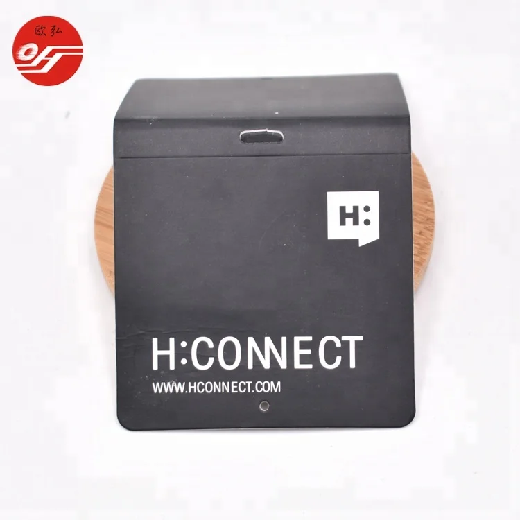 
Premium Quality Custom Recycled Paper Gold Hot Stamping Logo Hang Tags 