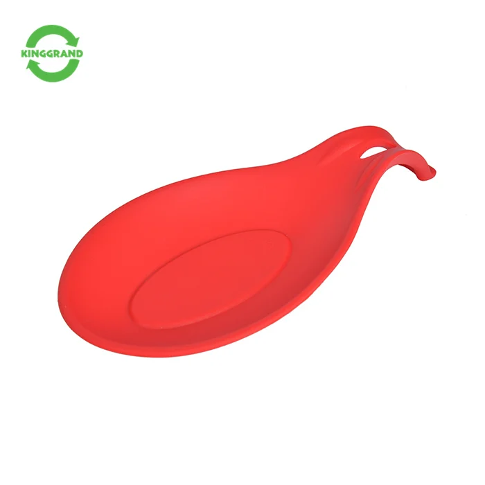 Оптовая продажа, экологически чистый термостойкий силиконовый держатель для ложек для кухонной утвари