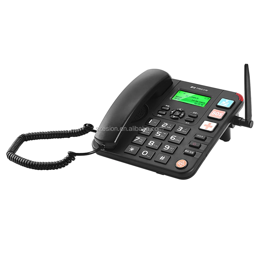 
ESN-602 big key GSM UMTS CDMA fixed wireless phone big button telephone fwp cordless phone old people telephone 