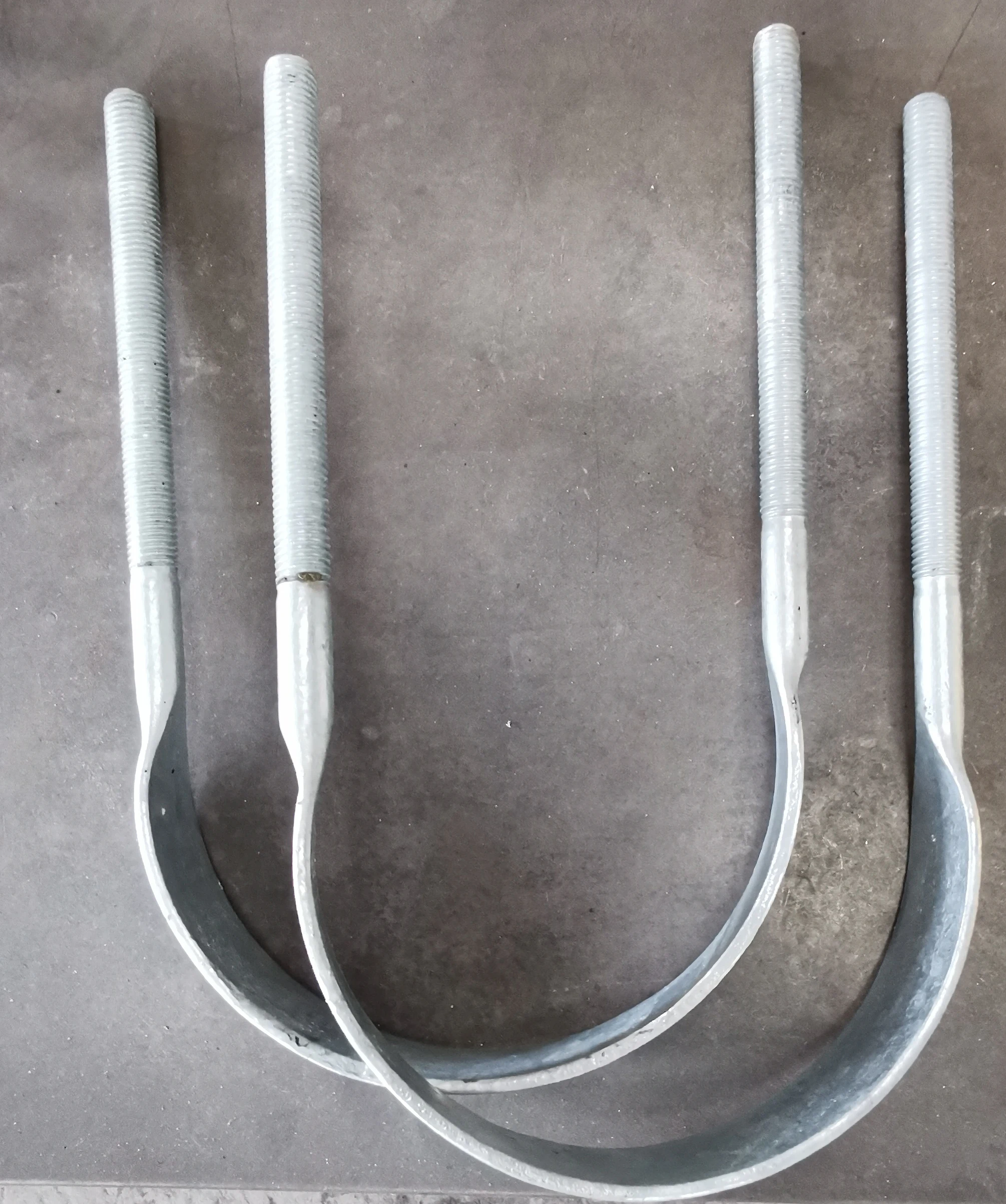 Power line fittings electrical metal conduit light pole fastening clamp