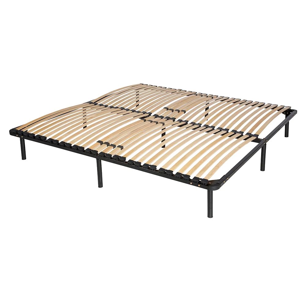 Black Smart Soft Bed Frame Queen Size Mattress Support