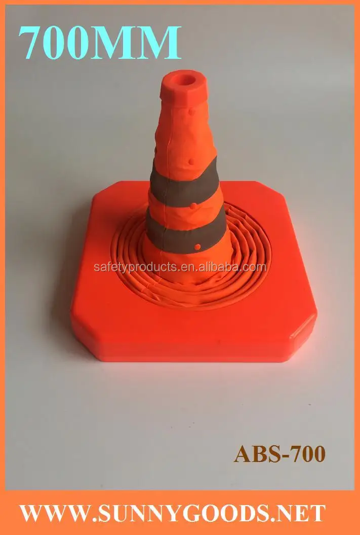 height 700mm retractable road safety cones
