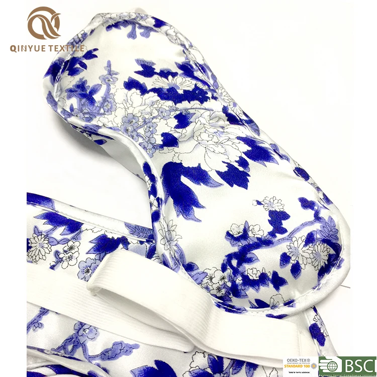 Wholesale Custom Logo Sleep With Drawstring Bag Eyemask Custom Eye Mask Private Label