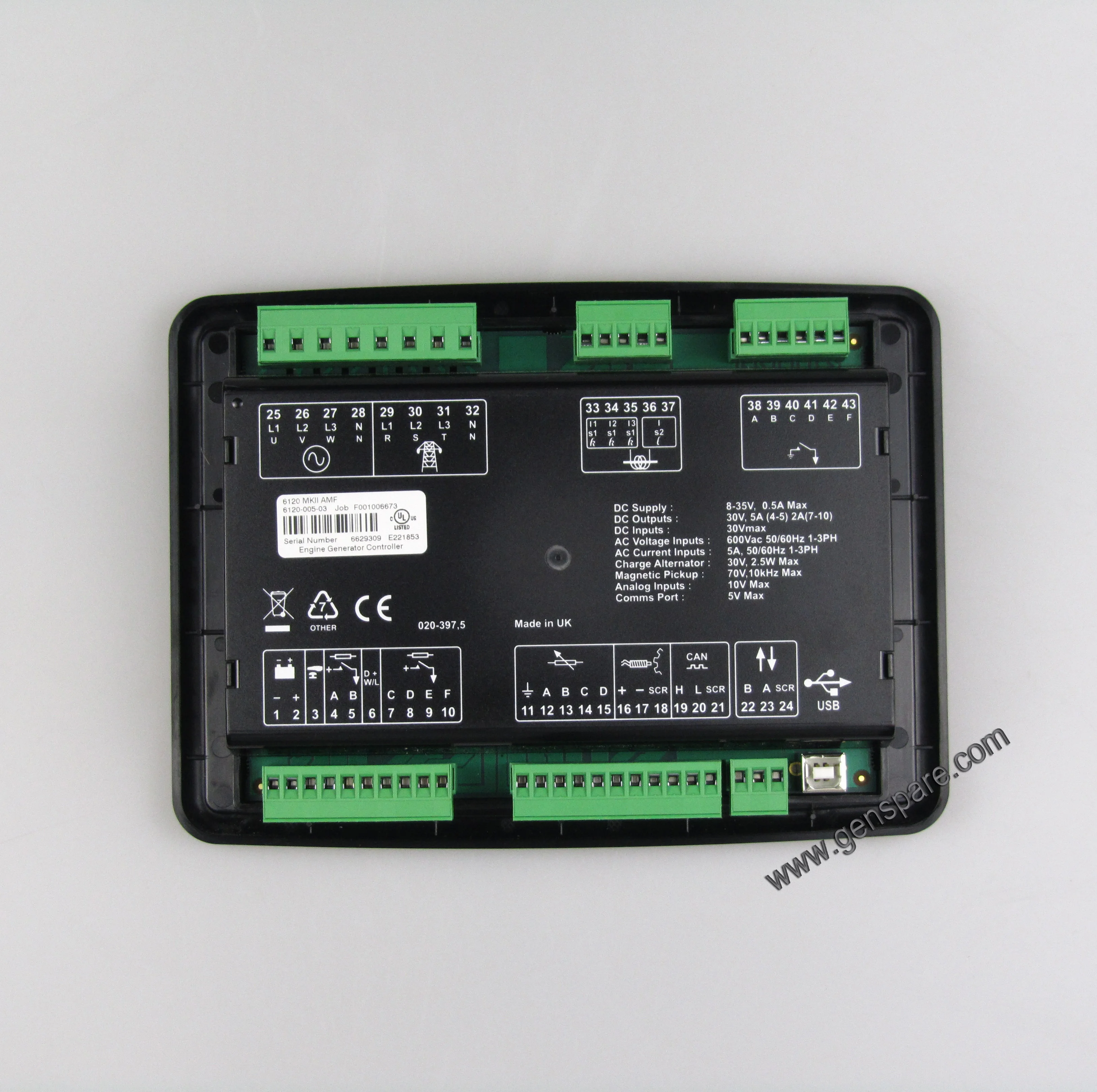 Original Deep Sea Controller DSE6120 MKII DSE6120 MK2 DSE6120MKII DSE6120MK2 DSE6120MKIII
