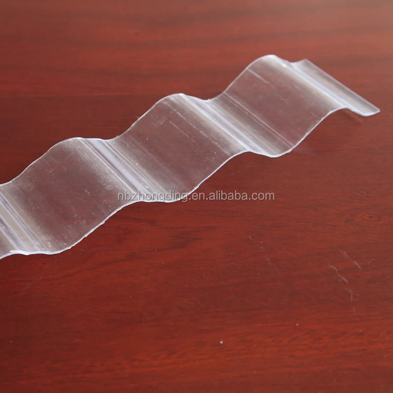 Clear plastic roofing polycarbonate sheet unbreakable glass roof