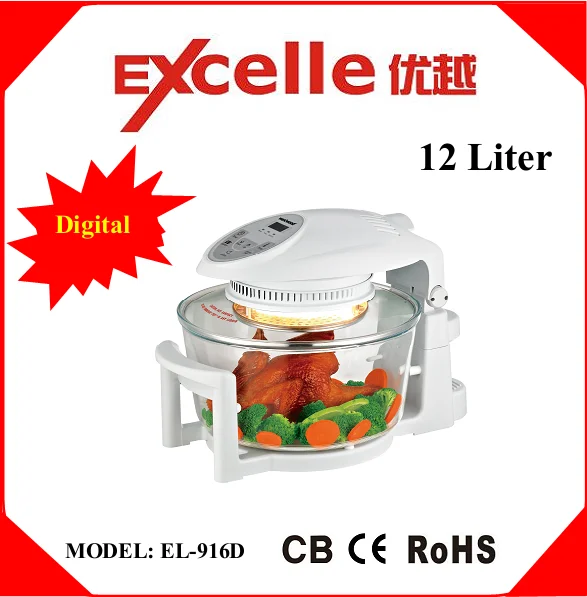 12L электрический цифровой multi плита deluxe turbo air галогенные конвекционная