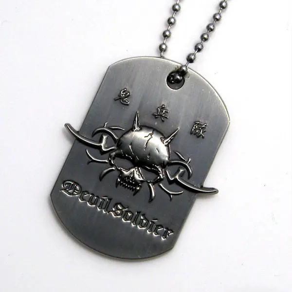 Custom metal aluminum dog tag printer embossing engraving