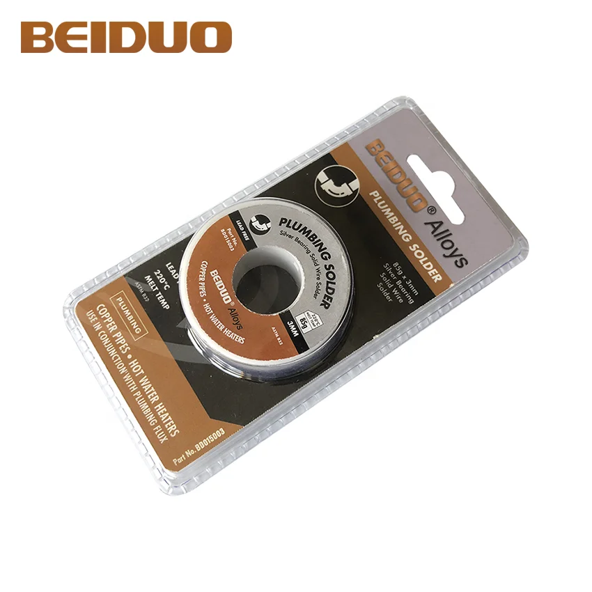 Plumbing solder & flux kit  Solder plumbing solid core with flux