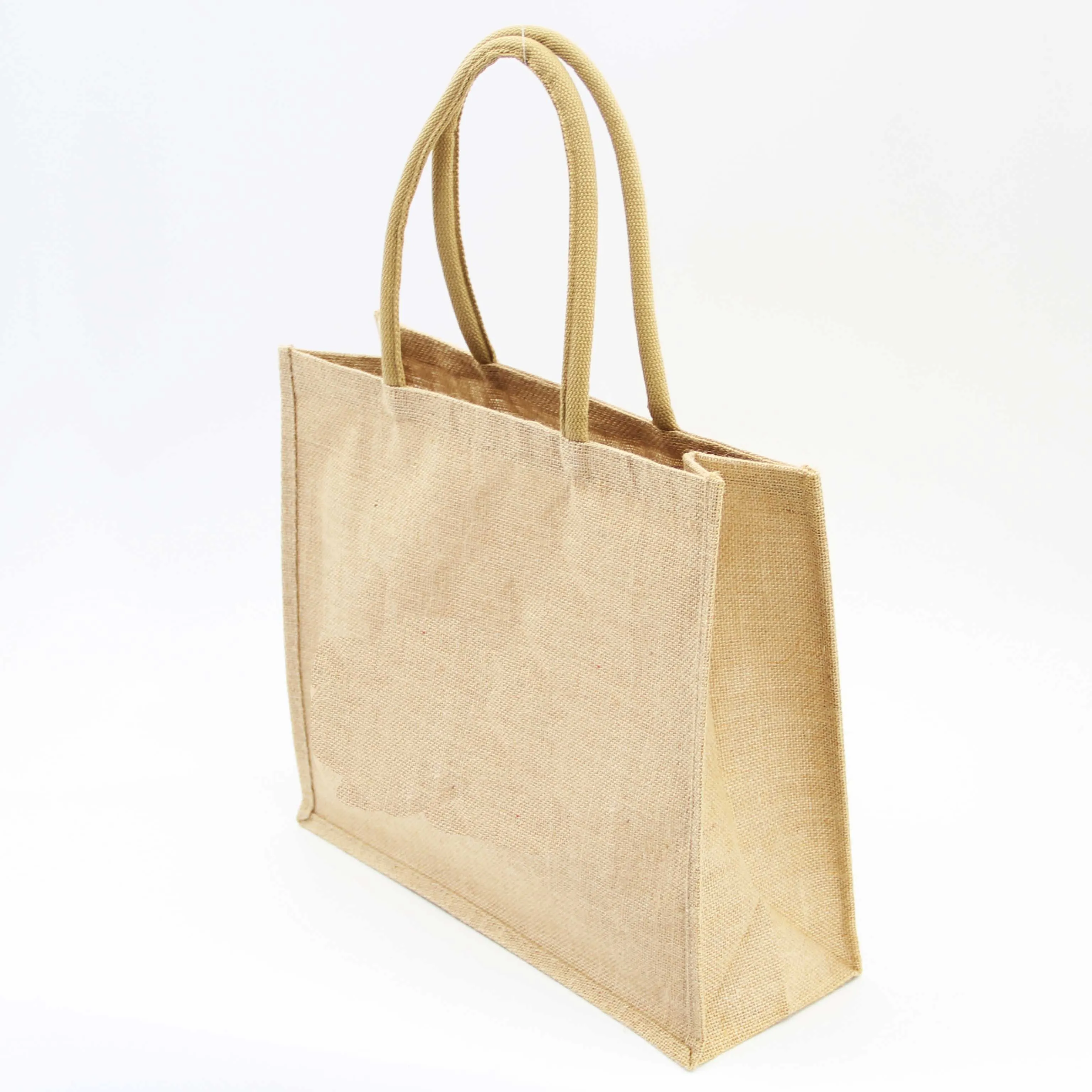 2021 custom wholesale reusable jute shopping bag large capacity logo folding shopping bag