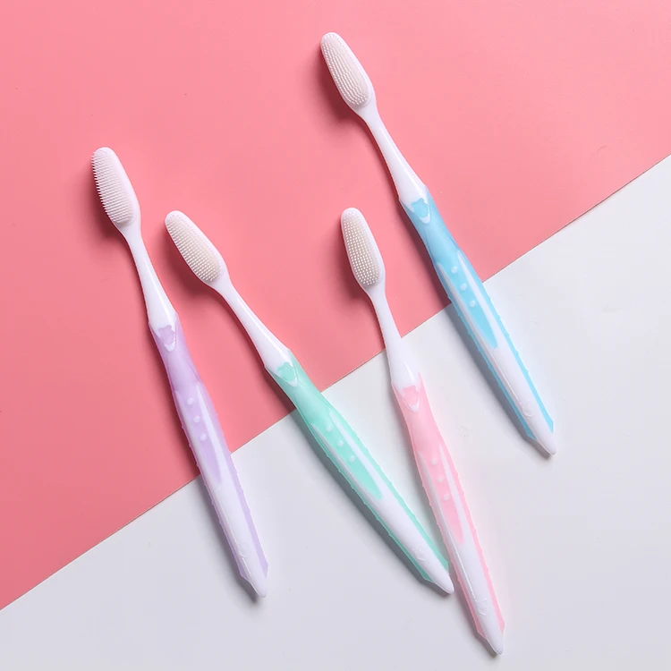 Low Price Handle Soft Travel Silicone Toothbrush