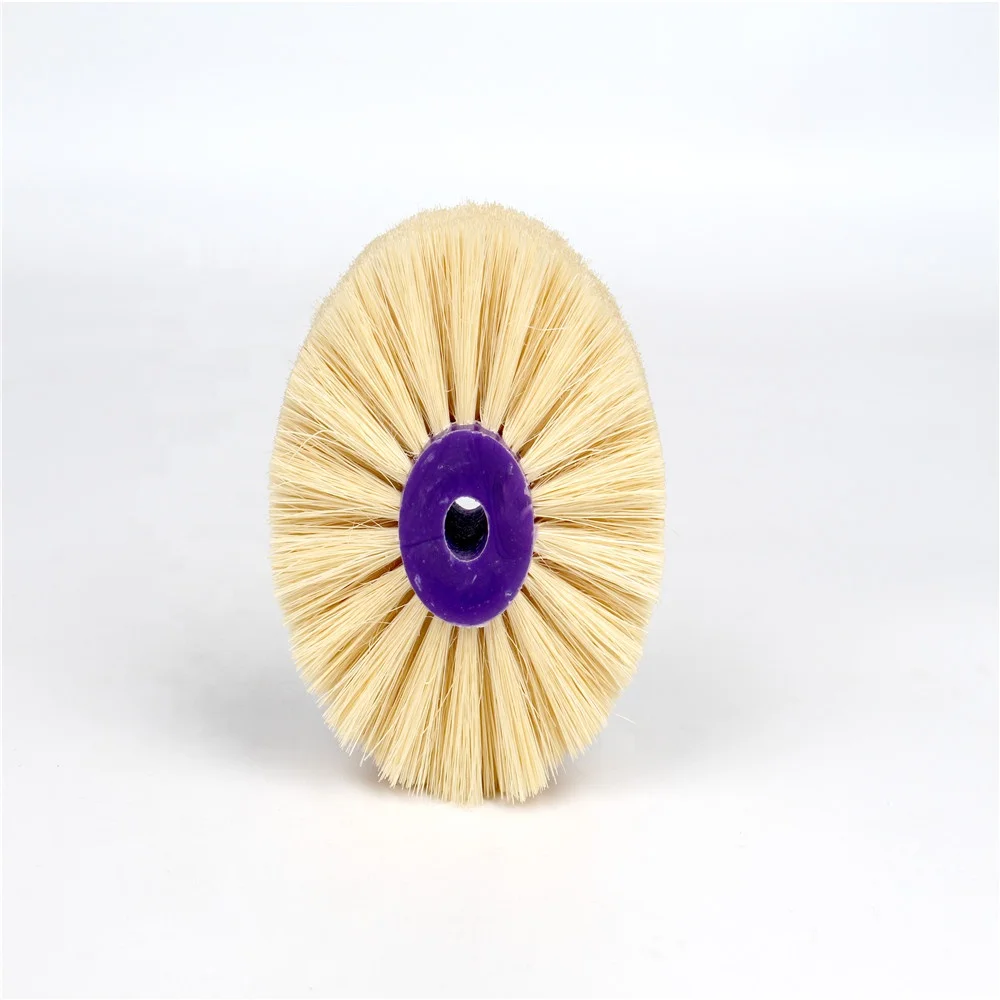 Grinding Head Horse Hair Sisal brush Wheel For Wood Carving