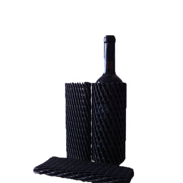 Бесплатный образец, черная сетка для винных бутылок из пенополиуретана