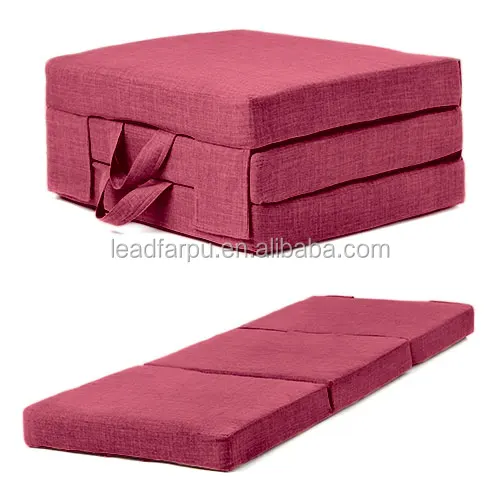 Folding up Guest Mattress Foam Bed Sofa Bed Home Furniture Modern Customized 100% Polyester Single & Double Sizes Medium