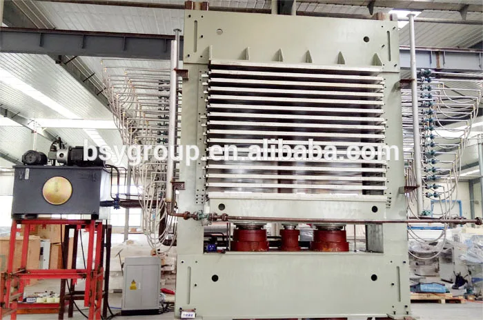 CE Certificate Hydraulic plywood hot press machine