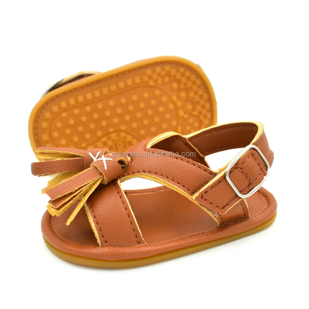 New Arrived Tassels PU Leather Shoes Baby Sandals