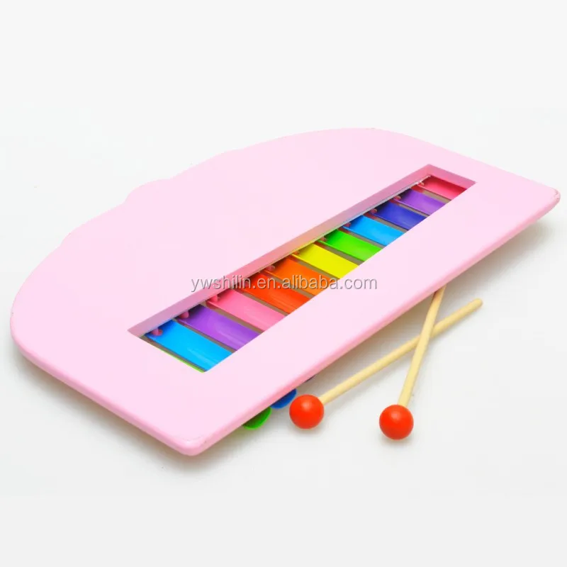 wooden educational toys Strawberry knock organ toy
