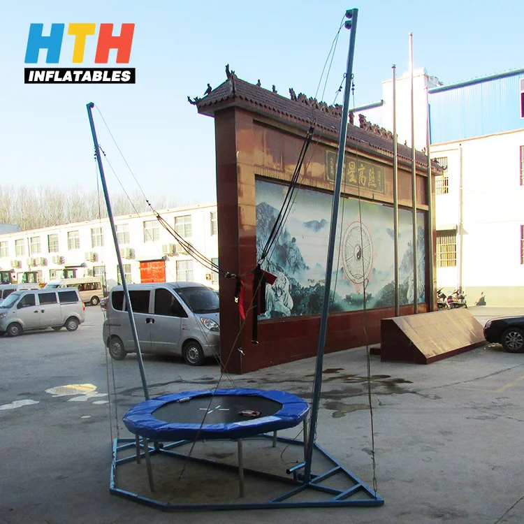 Factory price single cord harness bungee trampoline for sale