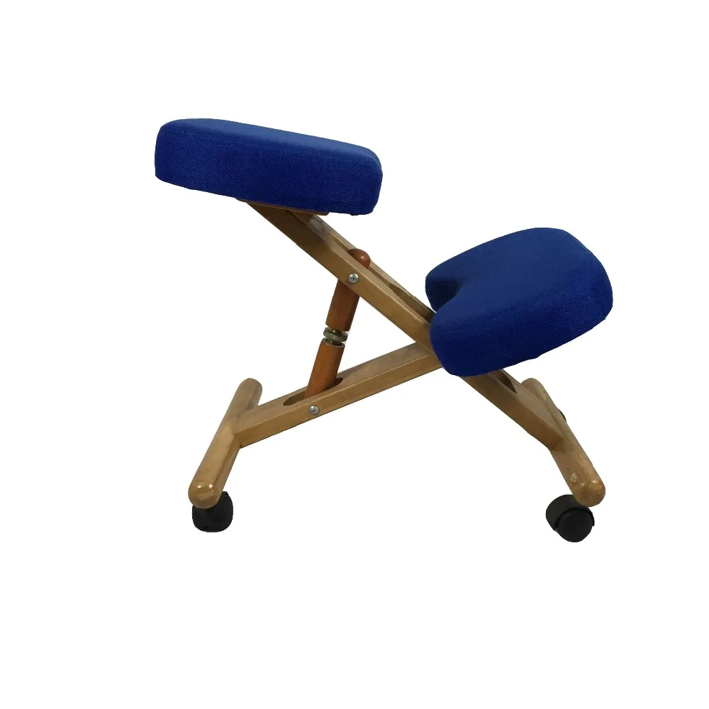 
Adjustable Ergonomic Office Kneeling Home Stool High Quality Wooden Posture Correction Positive Knee Chair 
