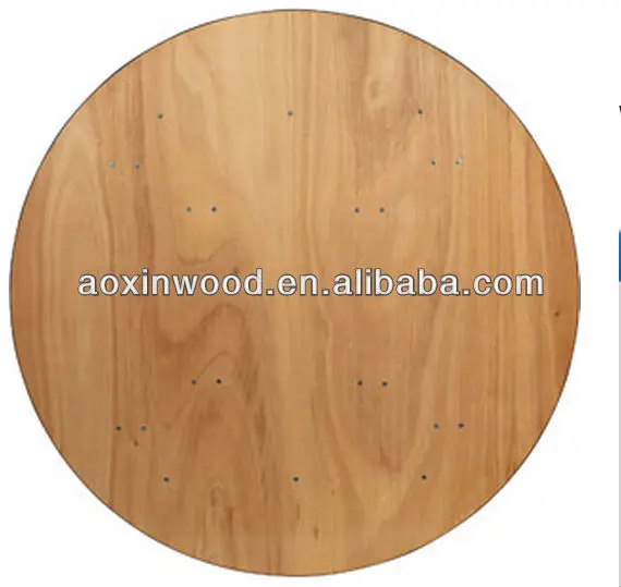 Round Table PVC edge with Plywood top for sale / outdoor