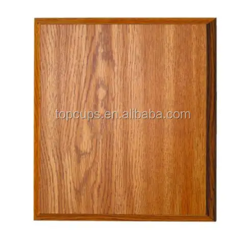 CUSTOM SIZE CHERRY  WOODEN AWARD PLAQUE