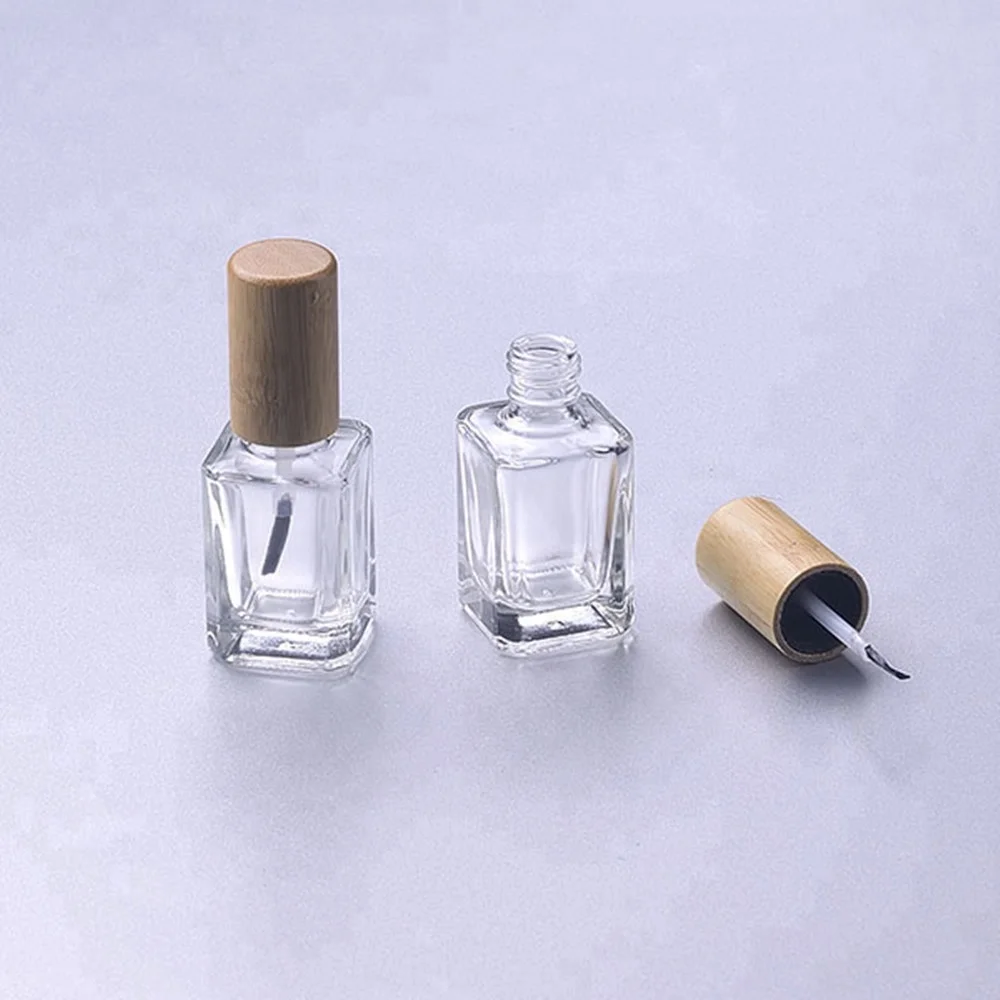 
New design product bamboo/wooden cap for empty nail polish bottle caps 