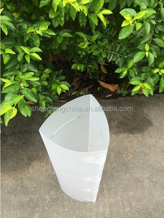 PP plastic durable tree protector tube / round plastic tube for plants
