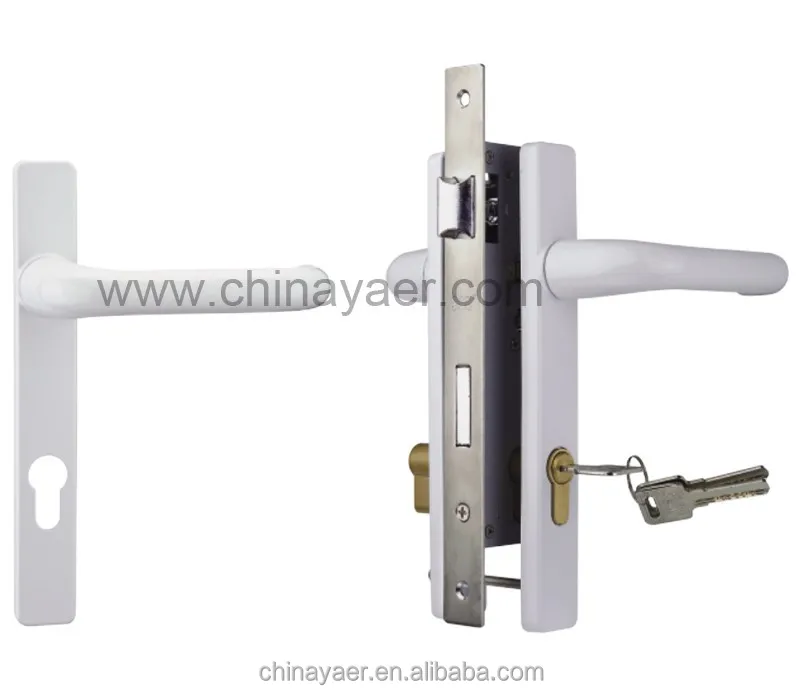 Aluminum Door Handles Lock Double Sided Factory Price Latest Mortise Door Lock