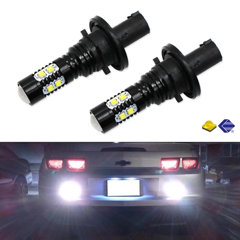 
6000K White CANbus PH16W PH24WY LED Bulb For Chevrolet Camaro Cadillac SRX Ford Taurus GMC Acadi Backup Reverse Lights 