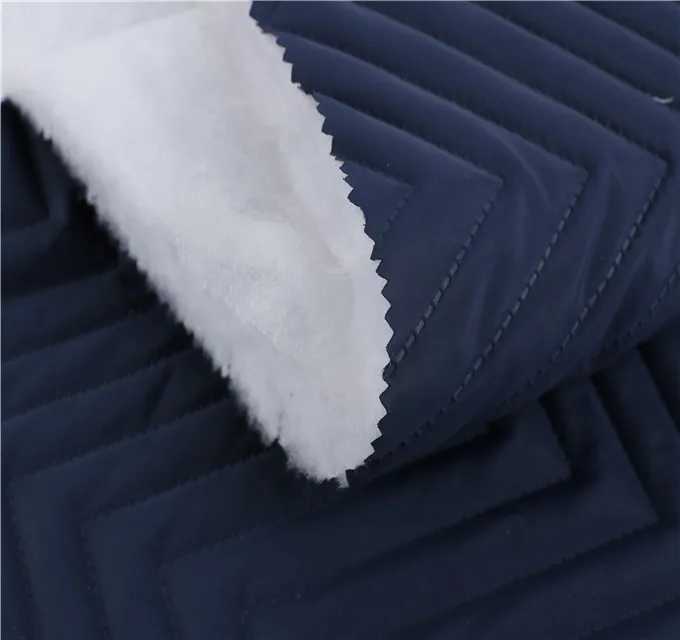 WUJIANG Factory Wholesale High Quality 100% Polyester 260gsm 280gsm 300gsm single sided 50D quilted Jacket Downwear fabrics