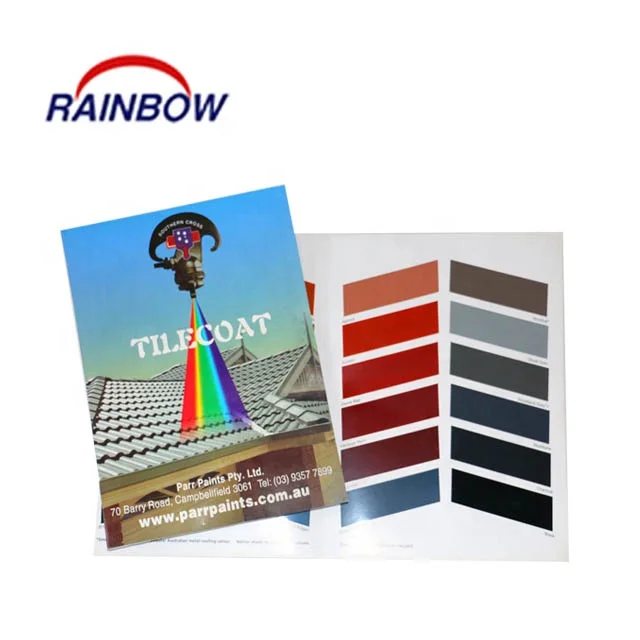 
Custom Top Color card For Roof Paint 