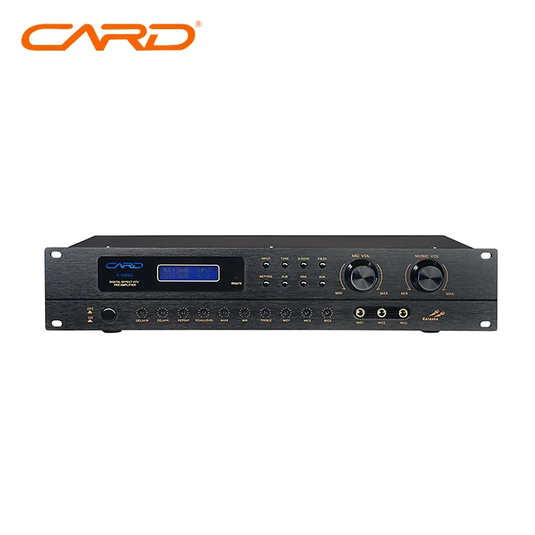 
China Factory karaoke use 5.1 channel home theater reverb delay function audio effect units 