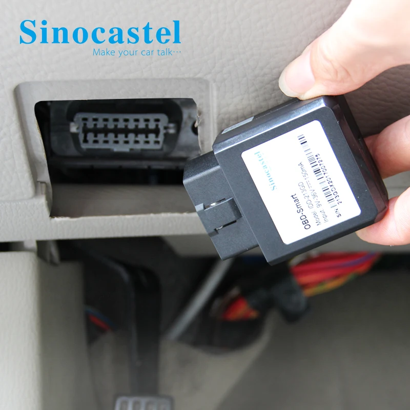Sinocastel IDD-213W All Car OBD 2 Diagnostic Tool GPS Tracker 9-36V for Fleet Management