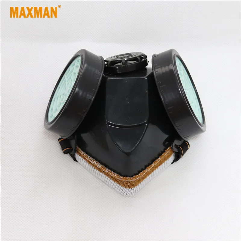 
Silicone Half Facepiece Gas Mask Reusable Respirator 