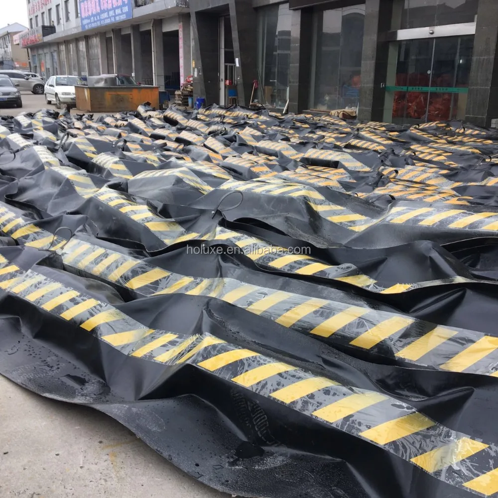 Прочная надувная резиновая стрела для сдерживания разлива масла