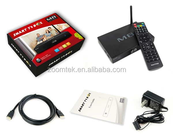 Андроид 4.4 Amlogic S802 четырехъядерных процессоров андроид смарт-телевизор коробка KODI предварительно установлено