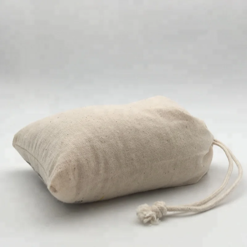 Recyclable Custom-Size Logo Personalized Natural Cotton Bottle Bag Honey Jar Packaging Bag