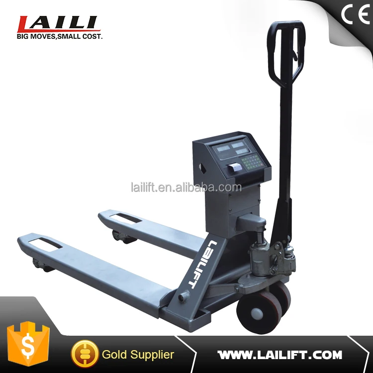 2 Ton Hydraulic Pump Hand Pallet Truck with Weight Scale