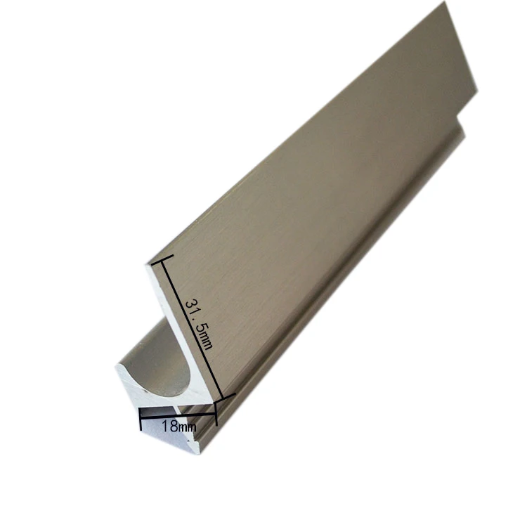 L Shape Aluminum Profile Handle Kitchen extrusion aluminum profile price per kg