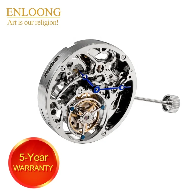 
ENLOONG Flying Tourbillon Watch Movement High Quality Luxury with Manual Winding ELT3350 mechanical watch movement  (60820664535)