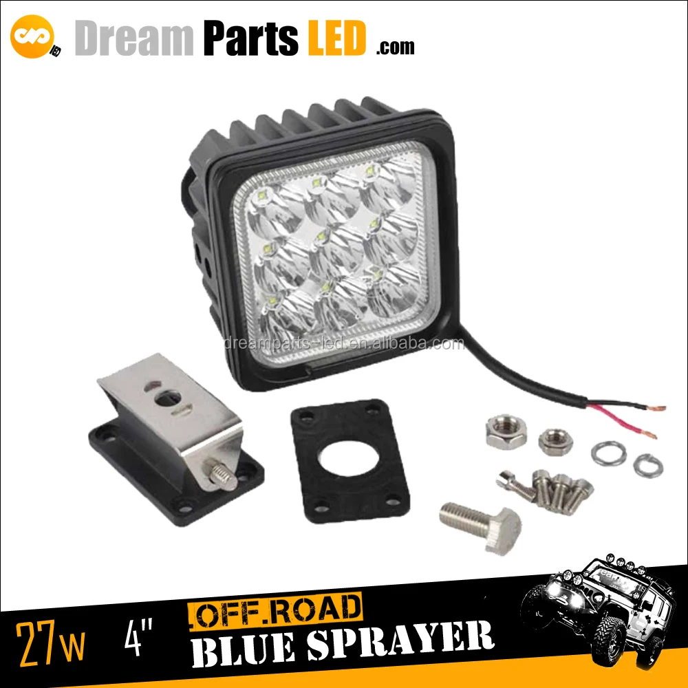 4 inch 27W agriculture sprayer LED work Lights for tractor spraying equipment